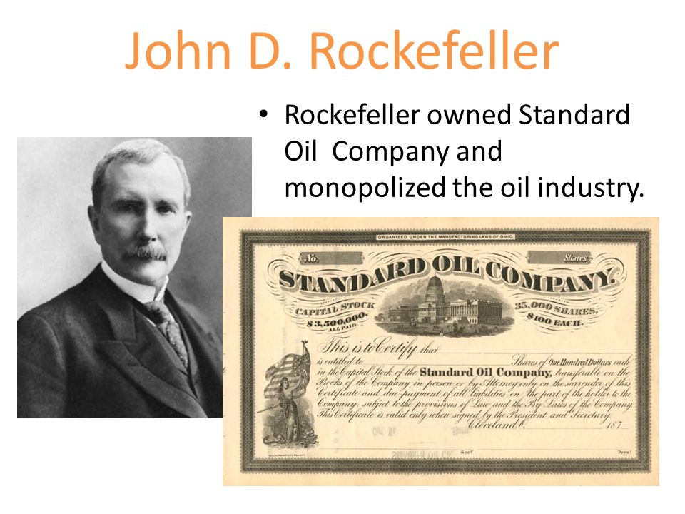 The life of the man behind the standard oil company john davison rockefeller